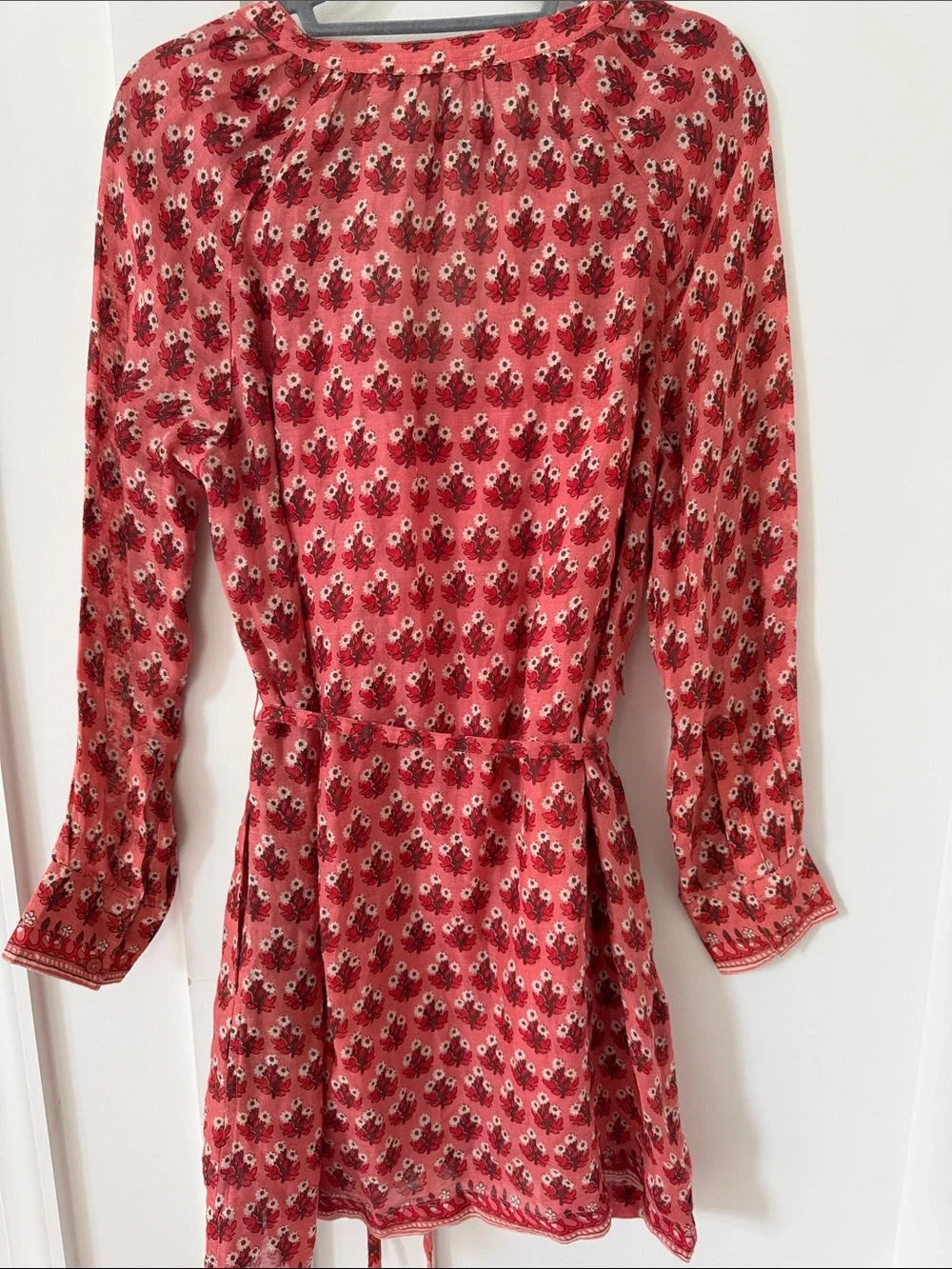NEW J Crew Cabana mini dress in block-print ramie Size M